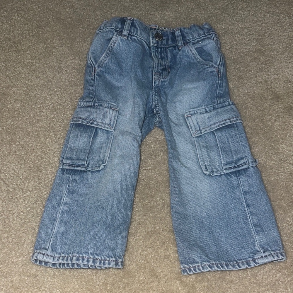 GAP Kids Light Blue Cargo Jeans